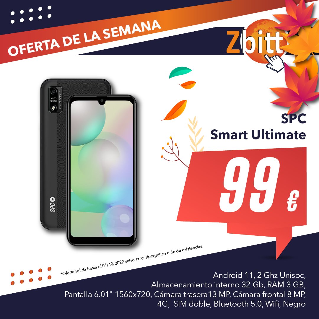 zbitt1's tweet photo. 🔝OFERTAS SEMANALES DE SMARTPHONES🔝
Válidas del 26 de septiembre al 1 de octubre.
#zbitt #informática #NuevasTecnologías #OfertasSemanales #comercioonline #comerciolocal #gaming #portátiles #impresoras #teclados #consumibles #oficina #monitores #mobiles #smartphone #hardware https://t.co/iH81Vbpt1N