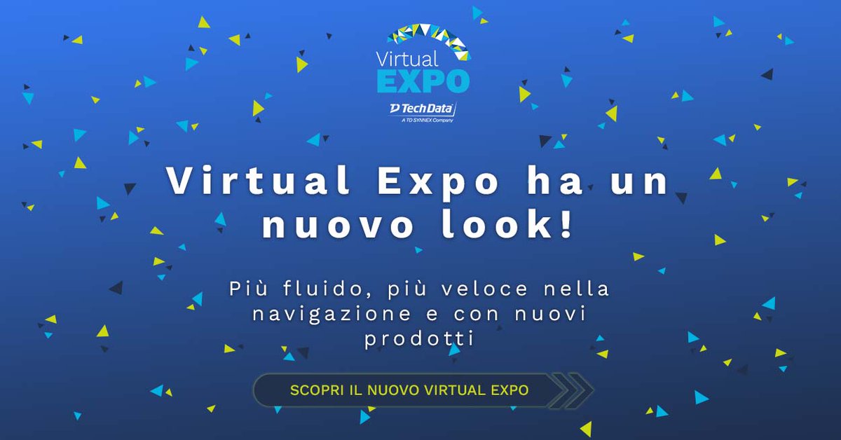 TechDataItalia's tweet image. Non sei ancora entrato nel nuovo Virtual Expo, ancora più immersivo e interattivo?
Muoviti all'interno dello showroom virtuale con un semplice click e vivi un'esperienza a 360° per scoprire le caratteristiche dei prodotti IT nel loro ambiente reale.
👉 ms.spr.ly/6018jvq0O