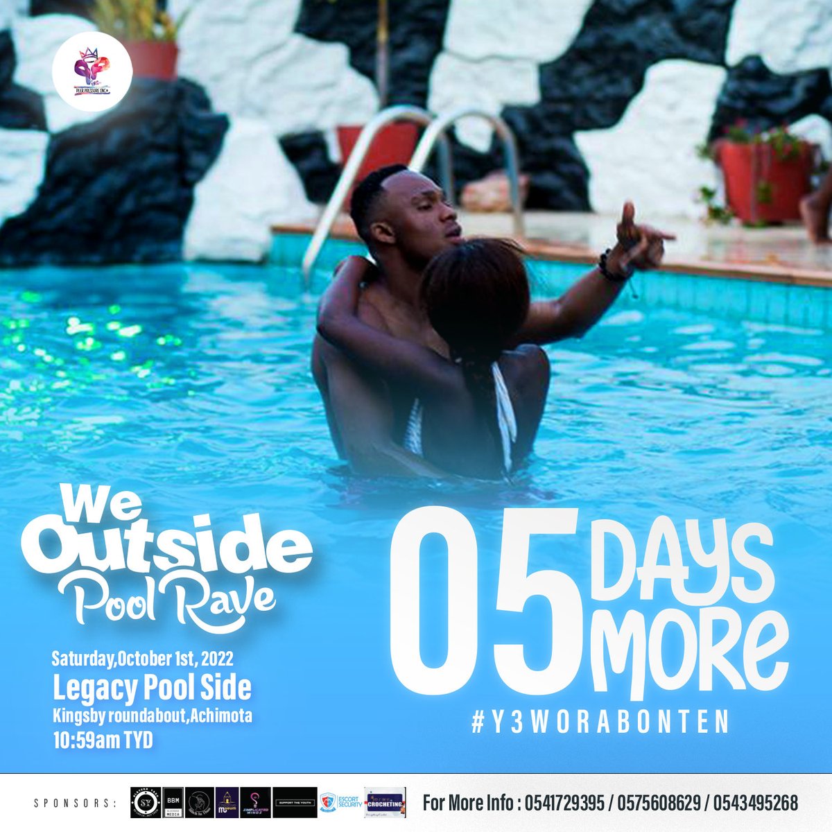Peer_Pressure1's tweet photo. #Y3worAbonten in 05 Days to come, rave with us 💦👙

Legacy Poolside | GH¢30 rated
Commencing at 11:59am TYD 

#WeOutsidePoolRave #WeOutside
Tickets>>> https://t.co/wRh4JA0ln1 https://t.co/IZ7cluaJWQ