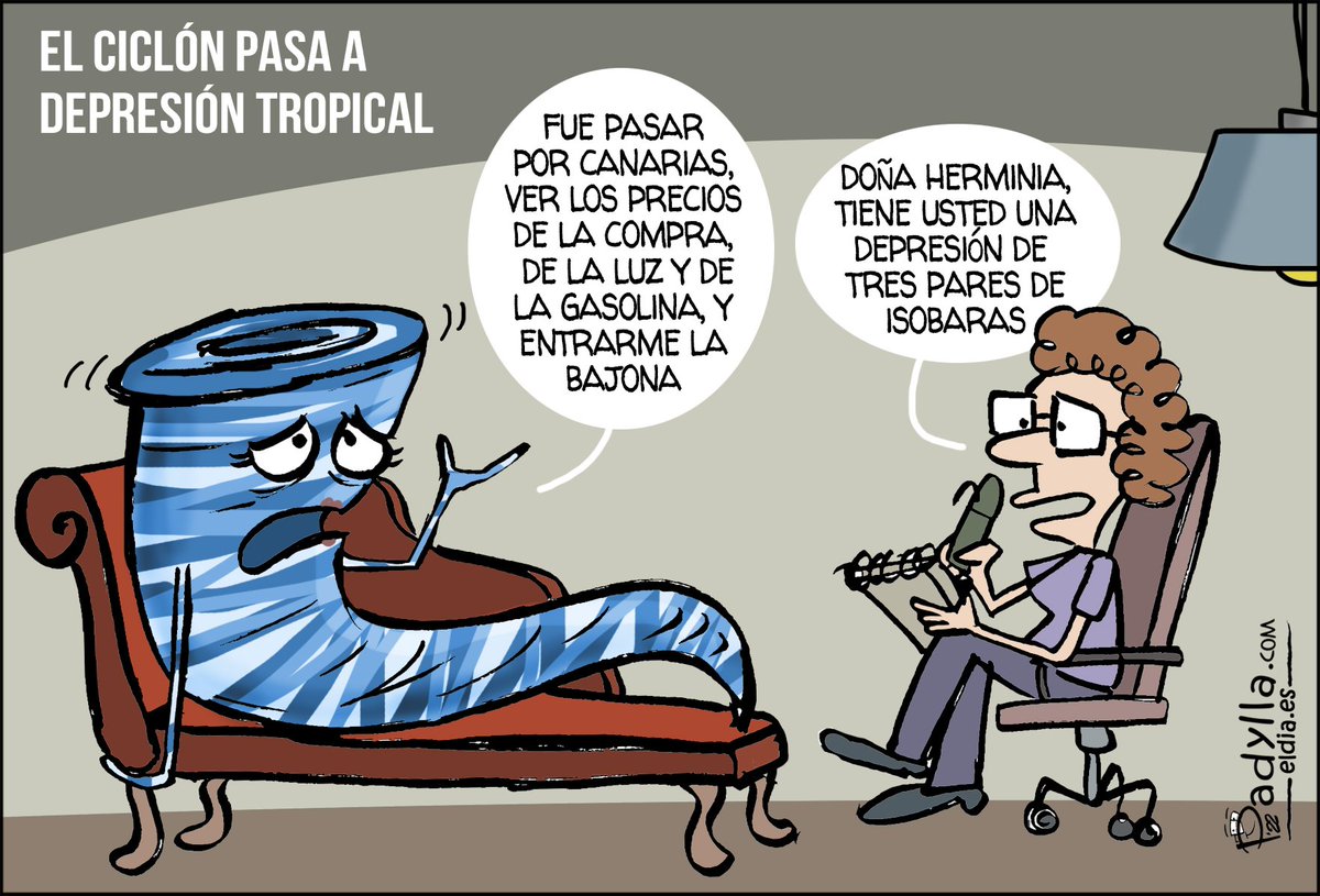 Padylla's tweet photo. Depresión tropical
Hoy en @eldia y @laprovincia_es https://t.co/Qatotr437m