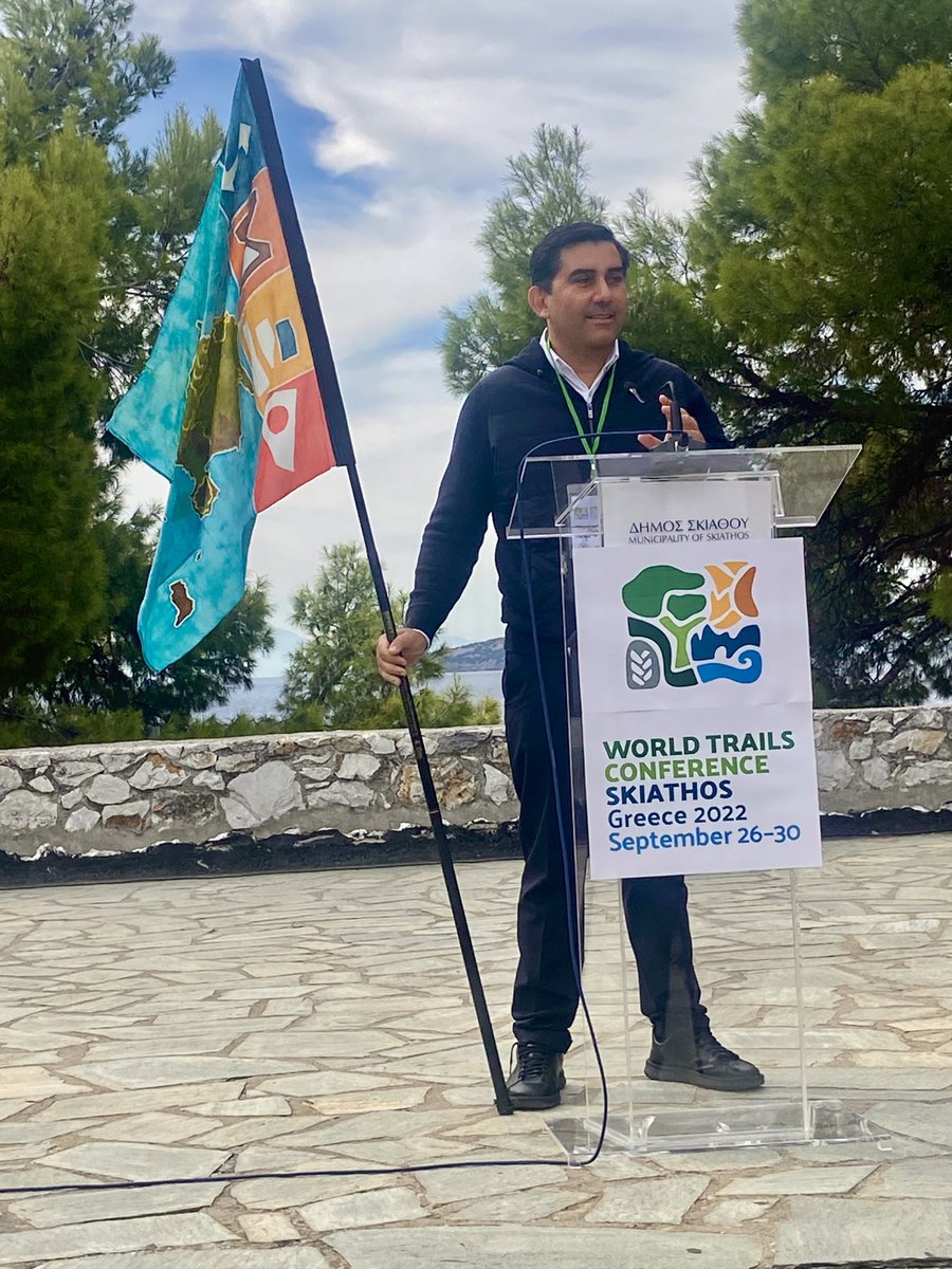 Alipretty's tweet image. ⁦@WorldTrailsNet⁩work ⁦@Kinetika⁩  #WorldTrailsConference #Skiathos