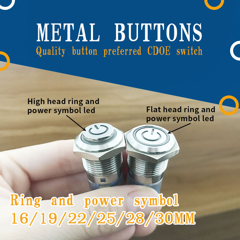 CDOEpushbutton's tweet image. How to distinguish between high head ring power symbol and flat head ring power symbol led？
Left switch: high head ring power symbol led;
Right pushbutton: flat head ring power symbol led #ringled #ledswitch #pushbutton #switches #electric #industry #led #cnc #equipment
