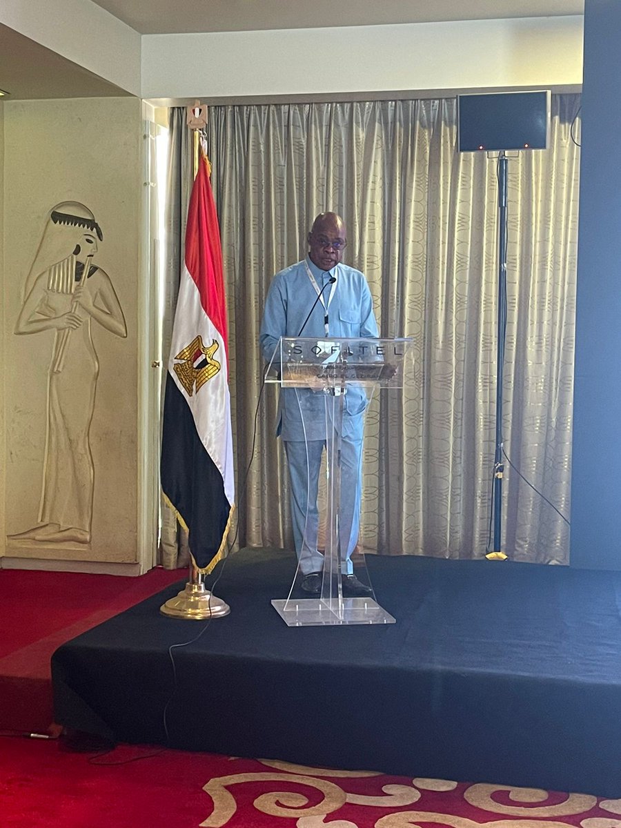 SMOchieng's tweet photo. The @AFRAC_Official chair Dr. Ron Josias and the @PAQI chair Dr. Celestine Okanya giving their opening remarks stating how #AFRAC, #Accreditation and #PAQI are aligned towards enabling realisation of the #AFCFTA and #SDGs. @KENASgoke @NiNASnig @SoacWaas https://t.co/F5TlnlaHDP