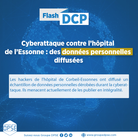 GroupeDPSE's tweet photo. #FlashDCP | Cyberattaque contre l’hôpital de l’Essonne : des données personnelles diffusées
Lire l'intégralité ici 👉 : https://t.co/pKdSDmqWVF
👉 https://t.co/Ado9FuHD2a
#GroupeDPSE #Essone #DonneesPersonnelles #CyberAttaque #civ225 https://t.co/kij7mrFXTj