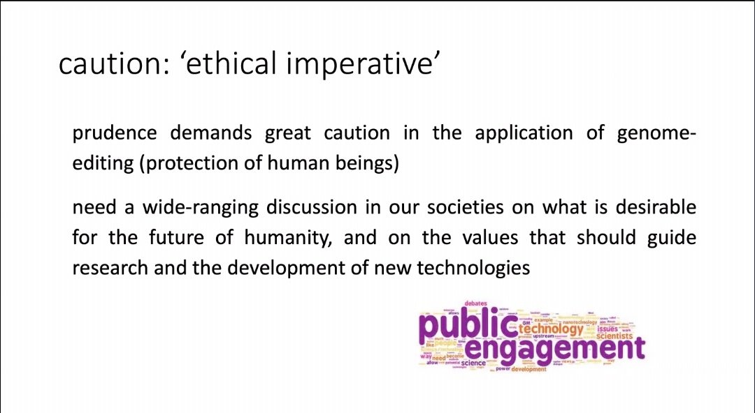 PontAcadLife's tweet photo. #EthicsOfEngineeringLife the importance of a public debate (not only on #socialmedia), global standards, a common ethical approach on values. https://t.co/2C7ef4BTAG