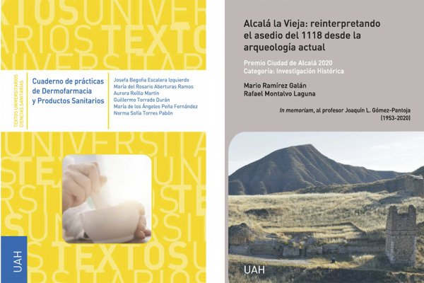 Disponible en #EditorialUAH 'Cuaderno de prácticas de Dermofarmacia y Productos Sanitarios' y 'Alcalá la Vieja: reinterpretando el asedio del 1118 desde la arqueología actual. In memoriam al profesor Joaquín L. Gómez-Pantoja', Premio Ciudad de Alcalá 2020. ow.ly/e5bu50KQb0a