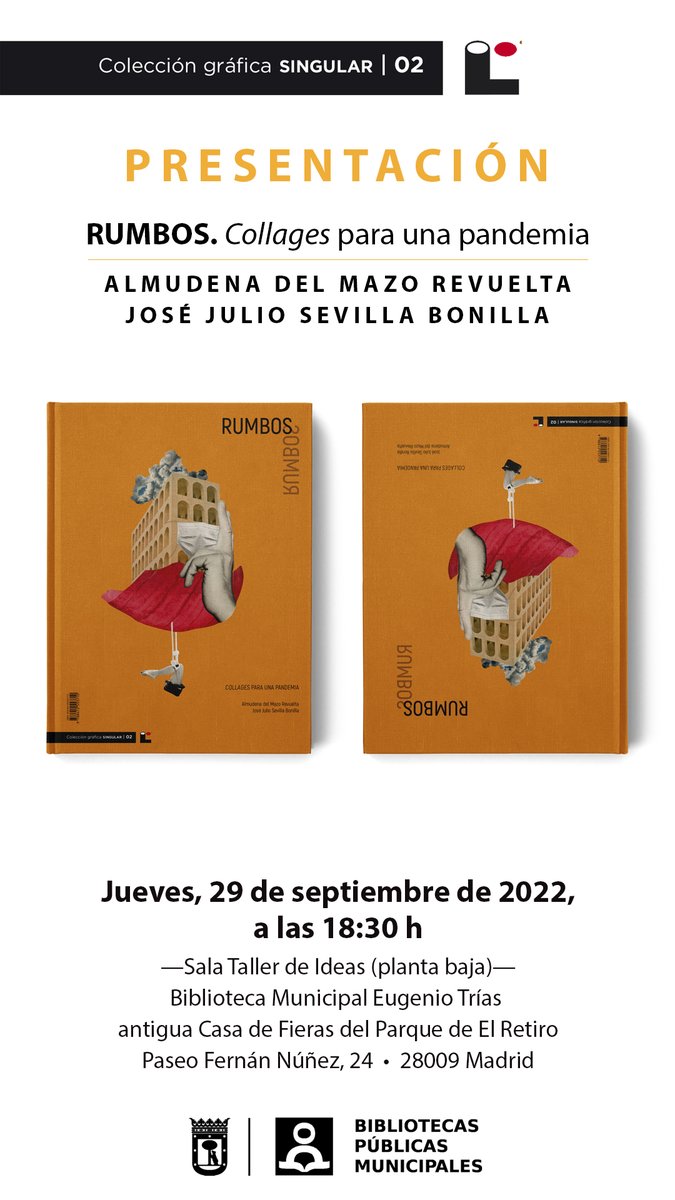 LaFactoriaEd's tweet photo. Este jueves presentamos con @almudenadelmazo  nuestro nuevo libro en la Biblioteca Eugenio Trías, en el Parque de El Retiro de Madrid. ¡Os esperamos! https://t.co/H2mXCM0VvR
