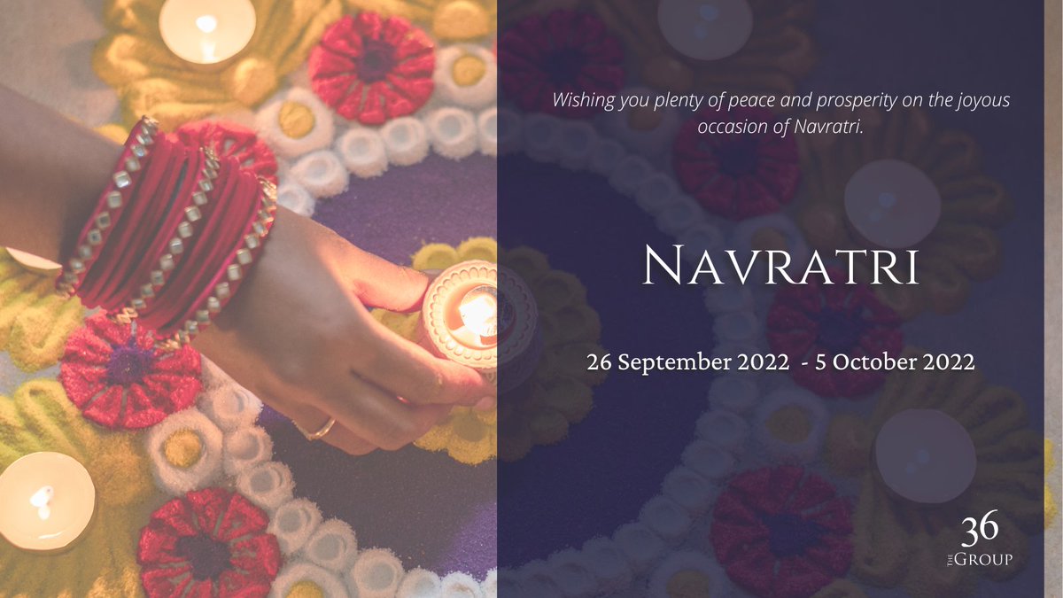 Navratri is a Hindu Festival celebrated to honour Goddess Durga and her nine avatars. The nine-night festival ends with Dussehra, a celebration of good over evil. Wishing everyone a Happy Navrati!