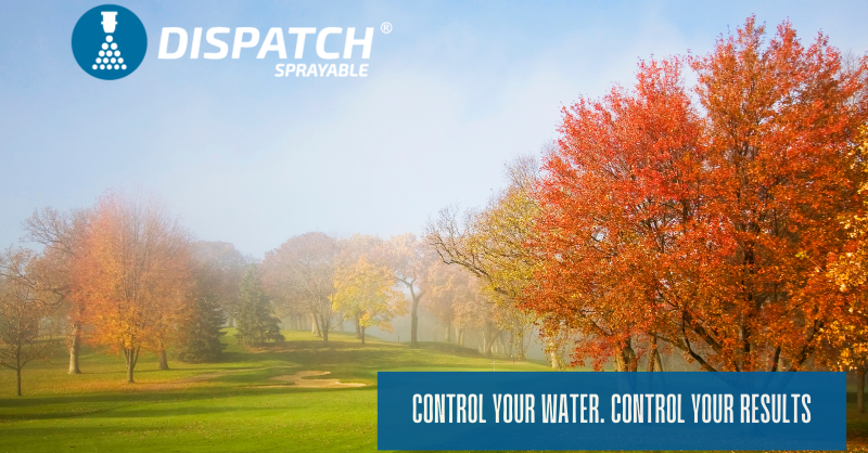 AquatrolsEurope's tweet photo. Water management is a year-round concern that should be managed consistently to maximise the growing environment and avoid turf injury. #DispatchSprayable:

💧 Healthier turf before dormancy sets in
💧 Uniform moisture levels before the ground freezes
💧 Firmer, drier surfaces