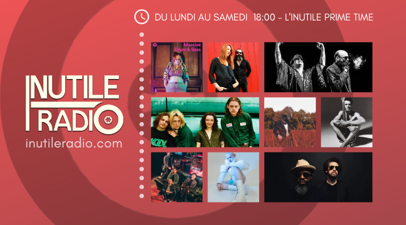 InutileRadio's tweet photo. Inutile Prime Time de rentrée!!!!
#Mandidextrous #TheLimiñanas #TheBobbyLees #Sarakiniko #SebMartel  #DangerMouse #DominiqueA #TylerBryant #TheBlackAngels #TransMusicales #inutileradio #primetime https://t.co/35YdOevaZ2