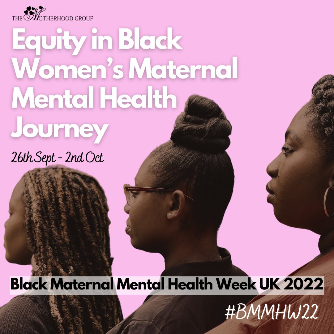 NHS Maudsley on Twitter "Today is the start of Black Maternal Mental