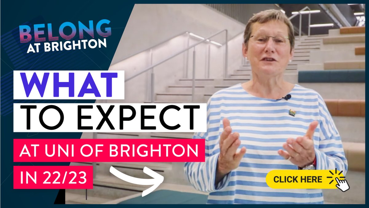 Today marks the start of term ✏️

We are so excited to be welcoming new and returning students onto campus!

Here is a reminder of what you can expect 💙 #belongatbrighton 👉 youtube.com/watch?v=hDZ3QG…