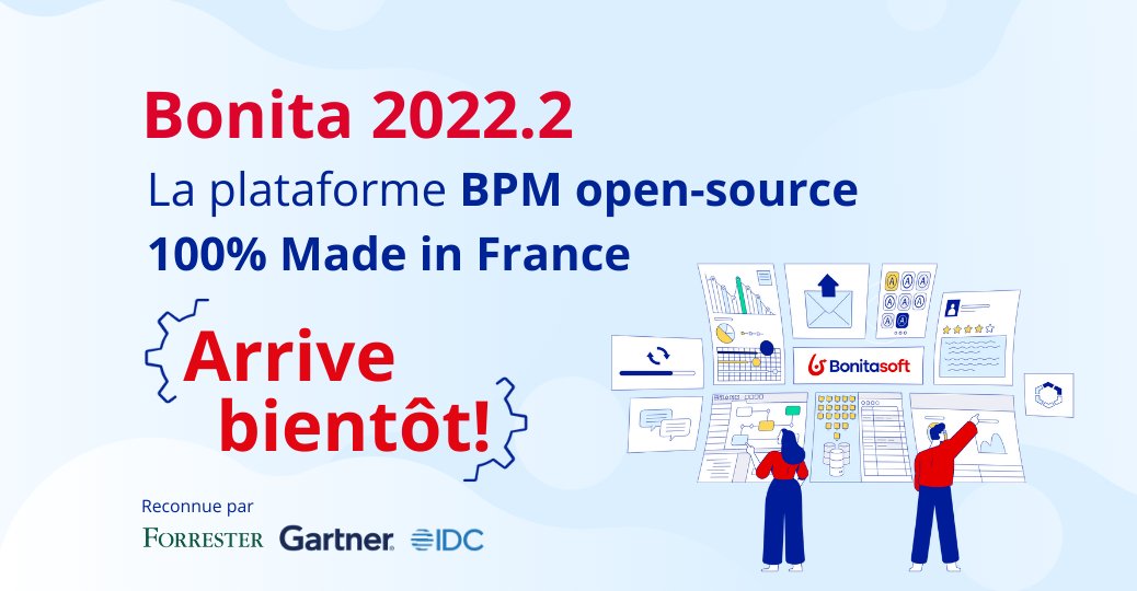 bonitasoft's tweet photo. #Bonita2022.2 arrive bientôt ! Obtenez un aperçu visuel de vos données de processus nativement dans les pages de visualisation des diagrammes de processus et de cas Bonita
#ComingSoon #nouvelleversion #MadeInFrance #FrechTech #newversion #BPM #release #opensource https://t.co/kM3yULBfSj
