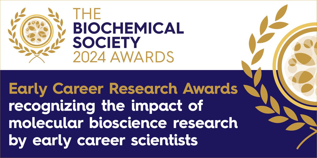 BiochemSoc's tweet photo. Did you know that we've updated the criteria for our longstanding awards? Early Career Research Awards are now open to UK and international nominees within 10 years of receiving their highest qualification! Why not nominate an outstanding researcher today? https://t.co/oMZYuC5Dnc https://t.co/0t0Wfjn2NO