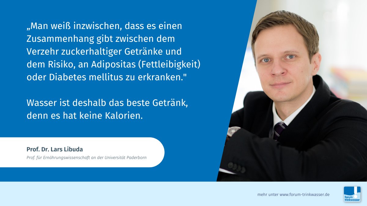 Heute sind 8mal mehr Kinder &amp; Jugendliche #übergewicht|ig oder #fettleibig, als noch vor 40 Jahren. Einer der Gründe ist der Konsum zu vieler zuckerhaltiger Getränke. Hier beschäftigen wir uns mit dem Thema 👉 forum-trinkwasser.de/mehr-wasser-st…

#zuckerfrei
#Trinkwasser
#Kindergesundheit