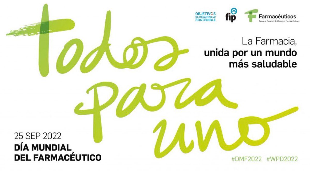 Bio_Press's tweet photo. Desde BioPress nos sumamos al día Internacional del Farmacéutico #TodosParaUno #BioPress https://t.co/vVs6qJ5Fy7