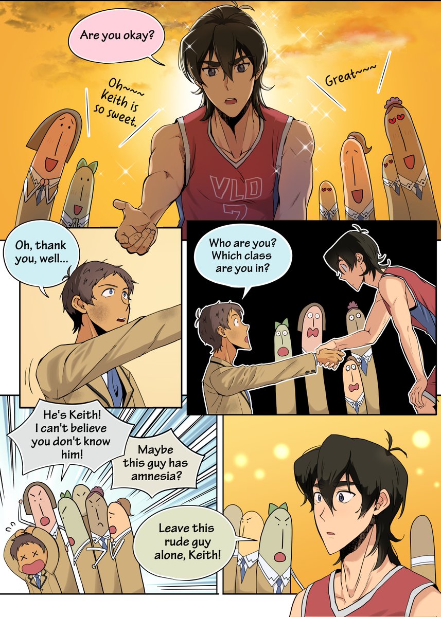 halleseed_jp's tweet photo. New comic is now available on Patreon!
It's about popular Keith (top)  and nerd Lance (bottom). Romelle and Pidge put a skirt on Lance as a prank. Check it out!
https://t.co/ROSJG73MgH https://t.co/0B5T3TAlHj