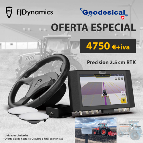 GEODESICAL's tweet photo. https://t.co/qEXsc4H1Qk
#precisionfarming #autosteer #autosteeringkit #fjdynamics #agriculture #autosteering #agriculturadeprecision #precisionagriculture #rtk #geodesical #gnss #survey https://t.co/1I6XO4To6b