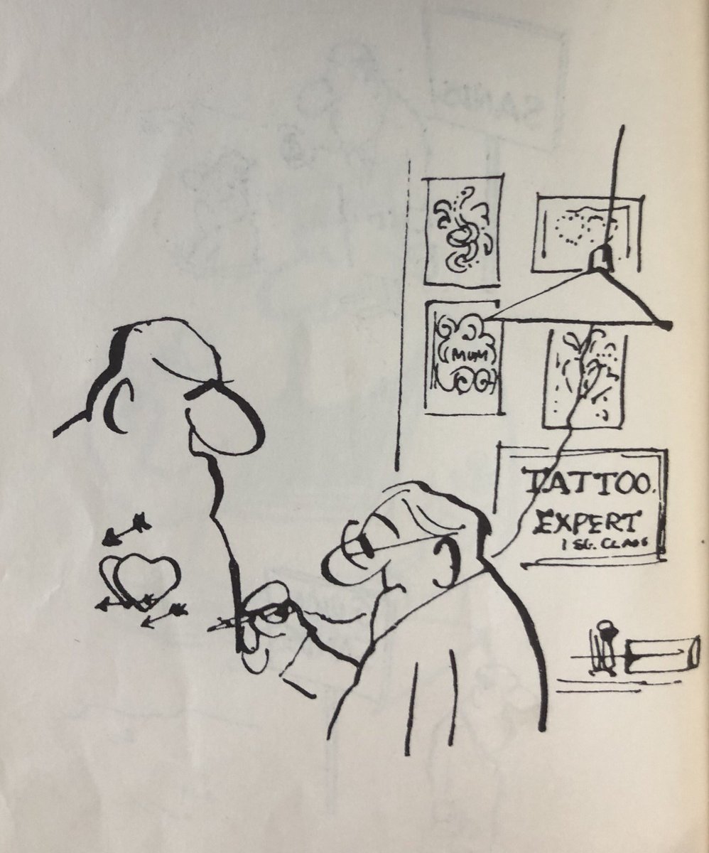 Lovely litlle book by brilliant cartoonist Larry, 1959 - Merci beaucoup @Banxcartoons !!!