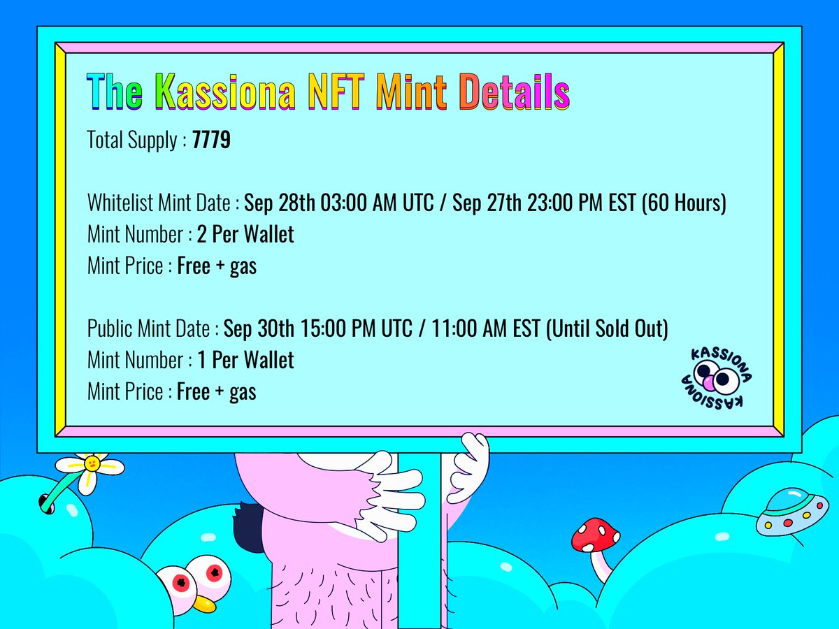 THE KASSIONA NFT | FREE MINT NOW tweet media