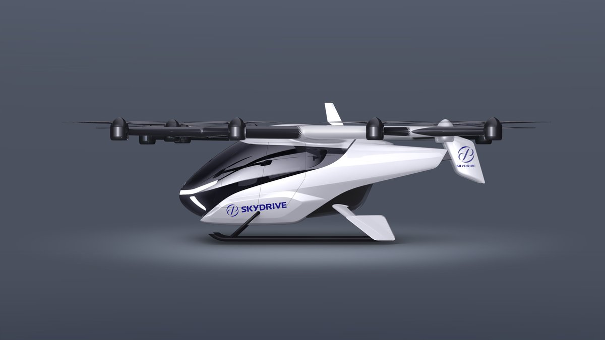 Skydrive_Global's tweet photo. We are thrilled to announce that we have unveiled the design of its commercial model flying car, the SkyDrive SD-05!
https://t.co/htTR5DBLVL
Find out more about SD-05 overview : https://t.co/vJWKYOpwiI 

#SkyDrive #SD05 #flyingcar #eVTOL #newdesign https://t.co/ulo1DbCeIz