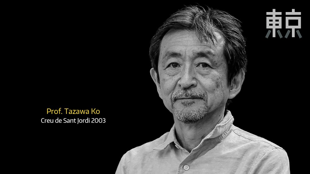 CasalTokyo's tweet photo. El prof. Tazawa ens ha deixat. J.V. Foix demanava salvar els mots, el professor no només ho va fer, sinó que els va transmetre i conservar, apropant la nostra llengua i literatura al Japó. Creu de Sant Jordi 2003, va ser reconegut en vida i el tindrem sempre en la memòria. https://t.co/KjUxRGRVdj
