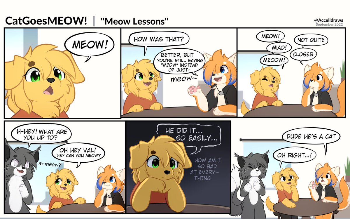 accelldraws's tweet photo. pubby tries to learn to meow https://t.co/7JOpsRF1fQ