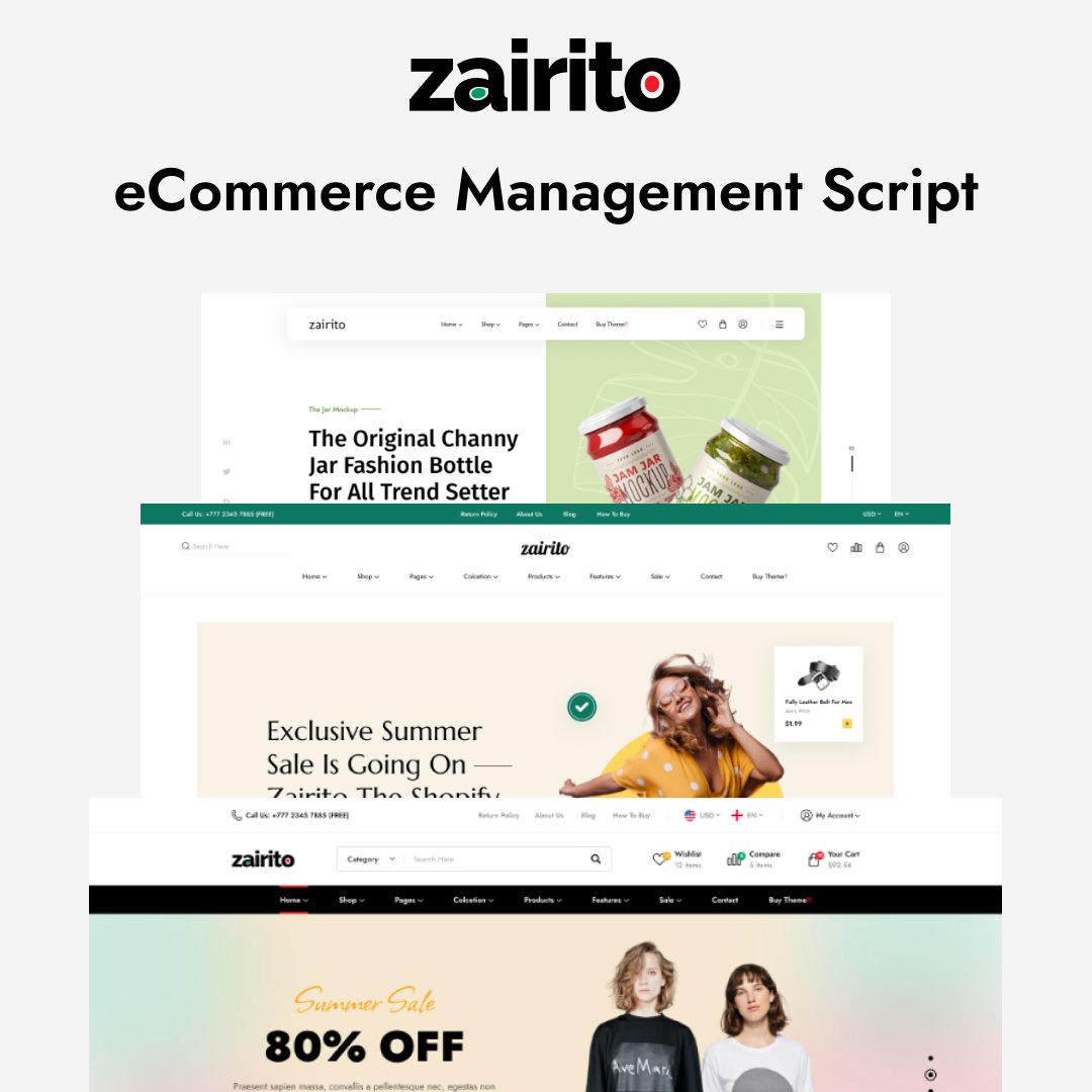zainiklab's tweet photo. @laravelphp 

Zairito is a single vendor laravel ecommerce application with selling multiple types products, various payment gateway integration.

💁‍♂️💁‍♂️ Check Preview https://t.co/fzdJ2Svtp1 https://t.co/gUUfFVjI6b