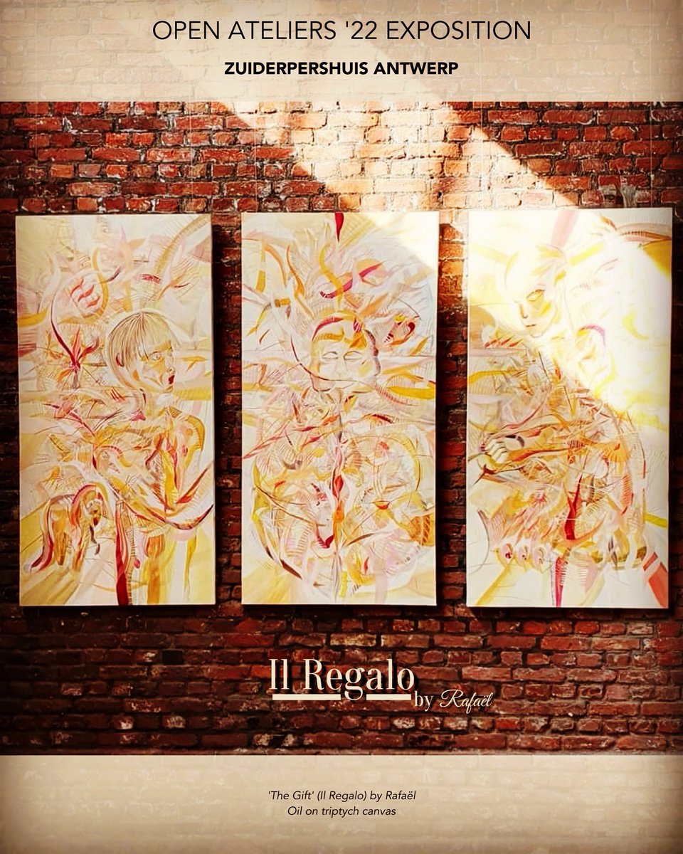 Rafal91963127's tweet photo. Welcome to the #OpenAteliers22
Thanks for watching. 
Atelier: @paintingsbyjel2 

#art #contemporary #artist #Rafael #collection #triptych #opendoors #openatelier #gallery #makerspace #artforsale https://t.co/LBX8peVi9y