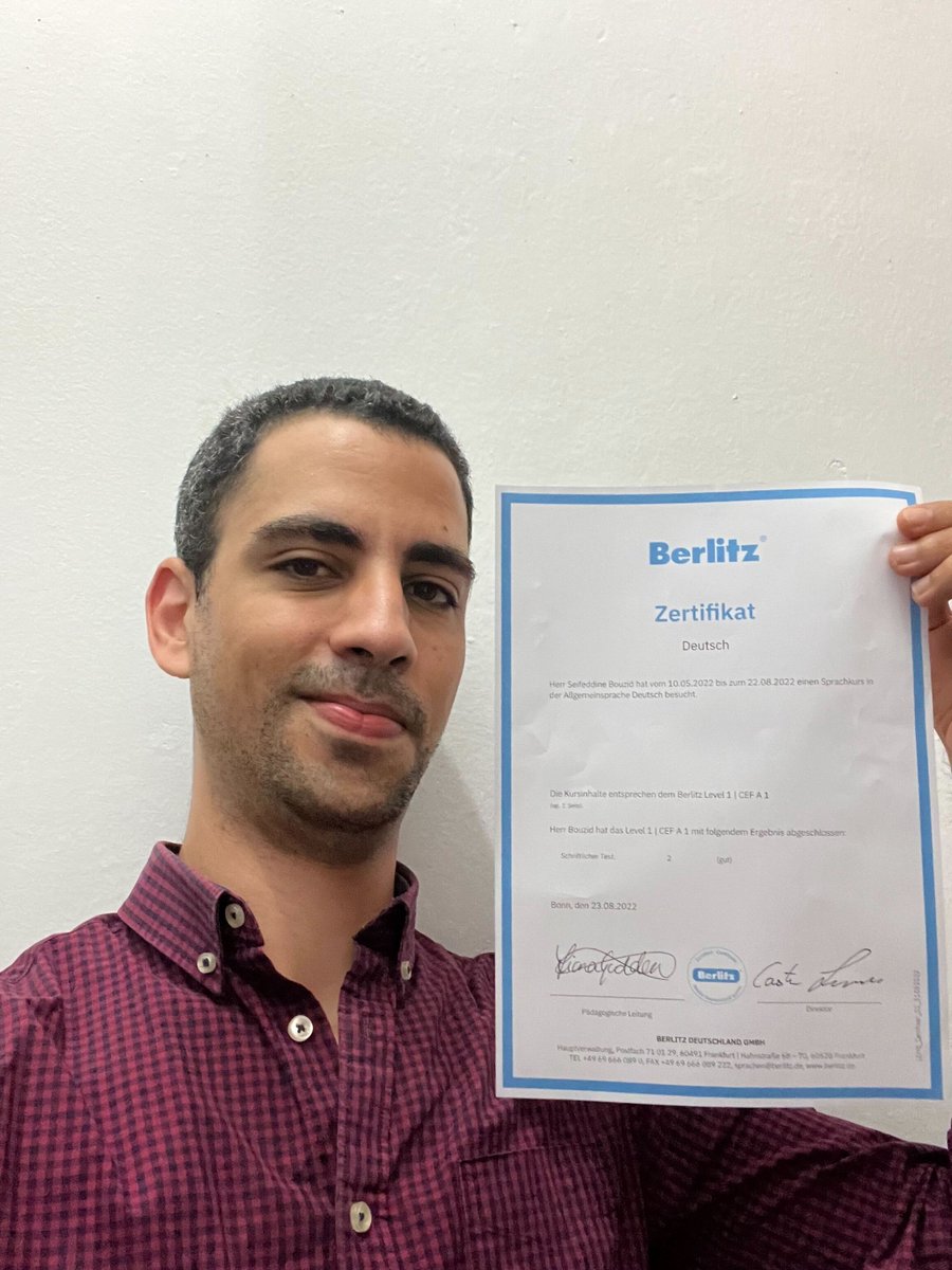 ScanbotSdk's tweet photo. German is too complex to acquire during fun conversations only. That's why we support all international team members who want to attend German classes. Congrats to all colleagues who passed their exams at @berlitz_de!
#learning #international #languages #TeamScanbotSDK https://t.co/FwuQltpU4f