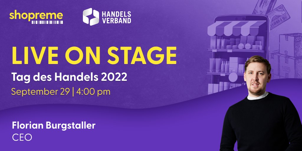 shopreme's tweet photo. Our CEO, Florian Burgstaller, will be joining a high-caliber podium discussion at Tag des Handels 2022 on September 29, 4:00 pm, to talk about the future of the checkout. 🎤
#checkout #scandandgo #msco #retailtechnology #retailinnovation https://t.co/oorfjrYxh5