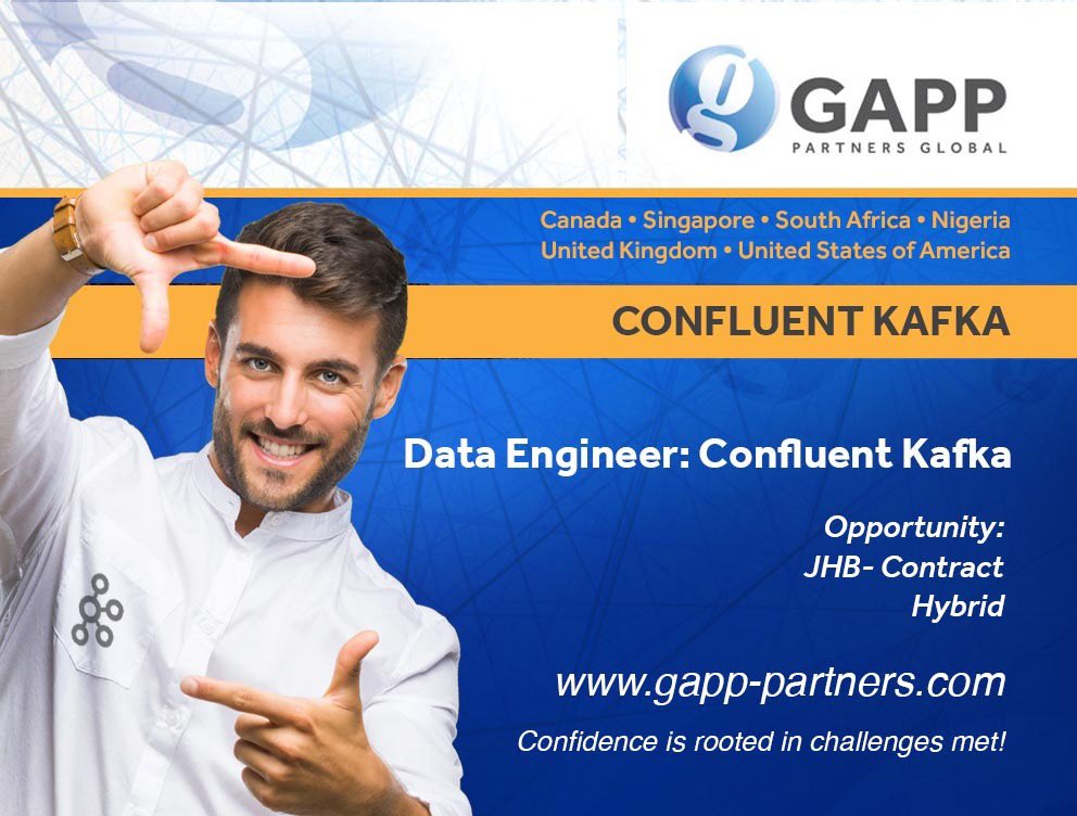 DeWald98660604's tweet photo. #kafka   Data Engineer
An excellent career opportunities for Data Engineer: Confluent Kafka with 4 years of experience, working at a Telecoms Giant in Africa. 
e-Recruiting platform - JHB Position: https://t.co/fWa4OQxCRp

#dataengineer #datascience #python https://t.co/l8YJZNZO3R