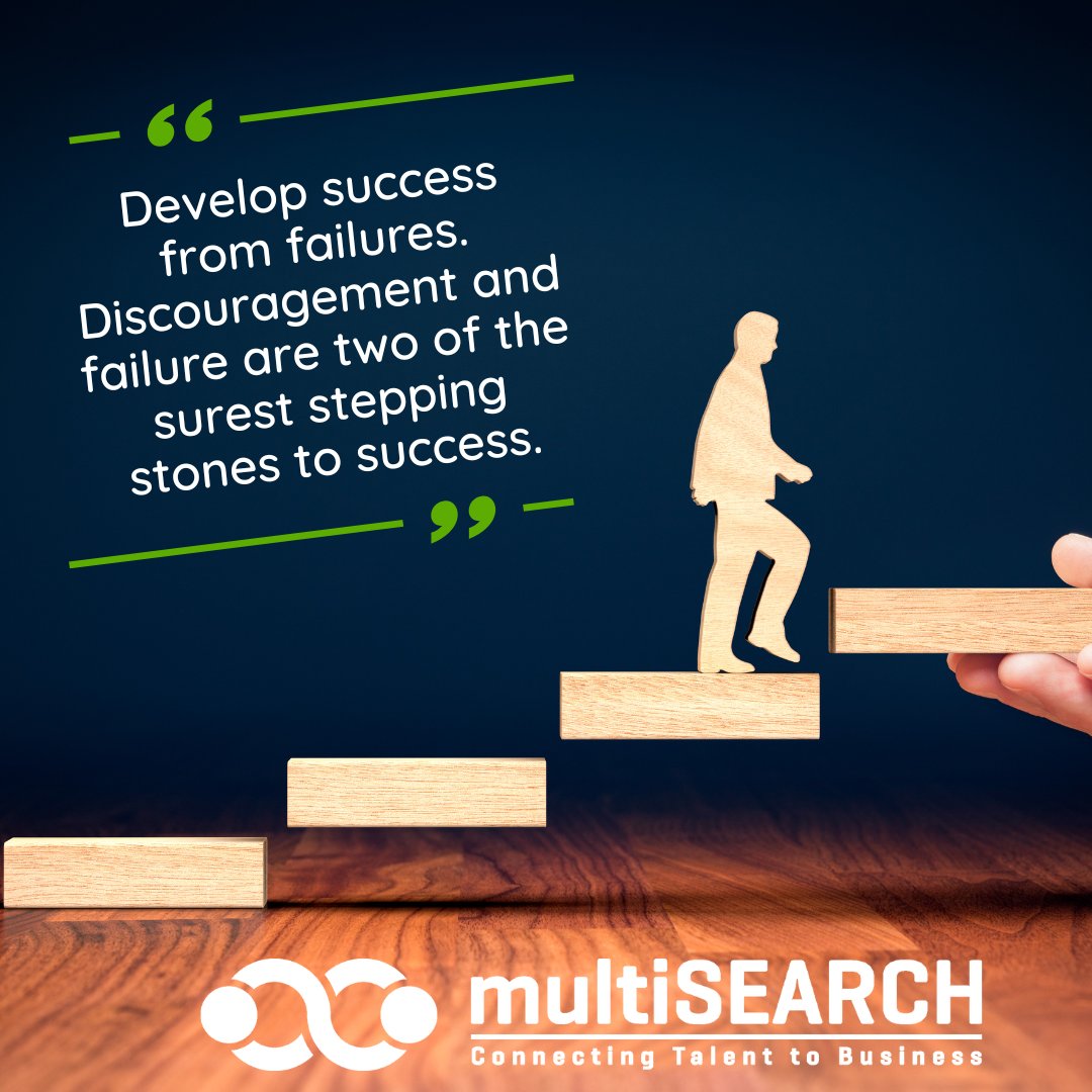 Happy Monday! 

Let us embrace our #failures as #steppingstones towards #success.

#changinglives #multisearch #mondaymotivation