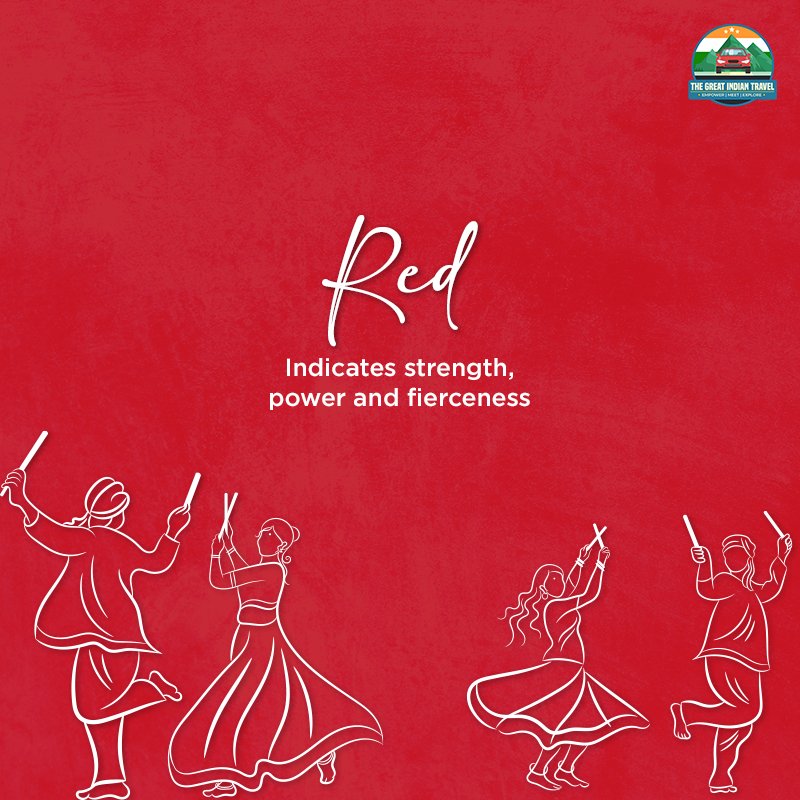tgit2021's tweet photo. So guys deck up in the colour of the day wisely along with your friends &amp; family. Also, if you were given a choice to describe yourself, which colour would you choose?
.
.
.
#TheGreatIndianTravel #Navratri #Gujarat #Navratri2022 #Garba https://t.co/QkkGzro3oy