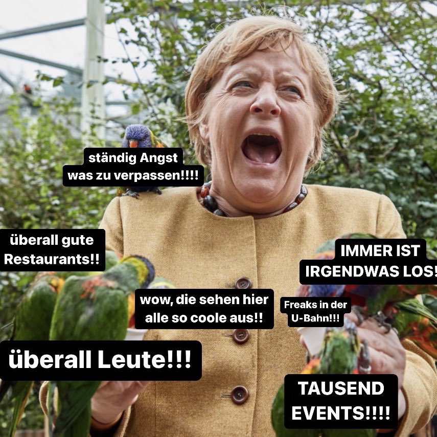 elhotzo's tweet image. Großstädte                      Großstädte 
besuchen                         bewohnen
