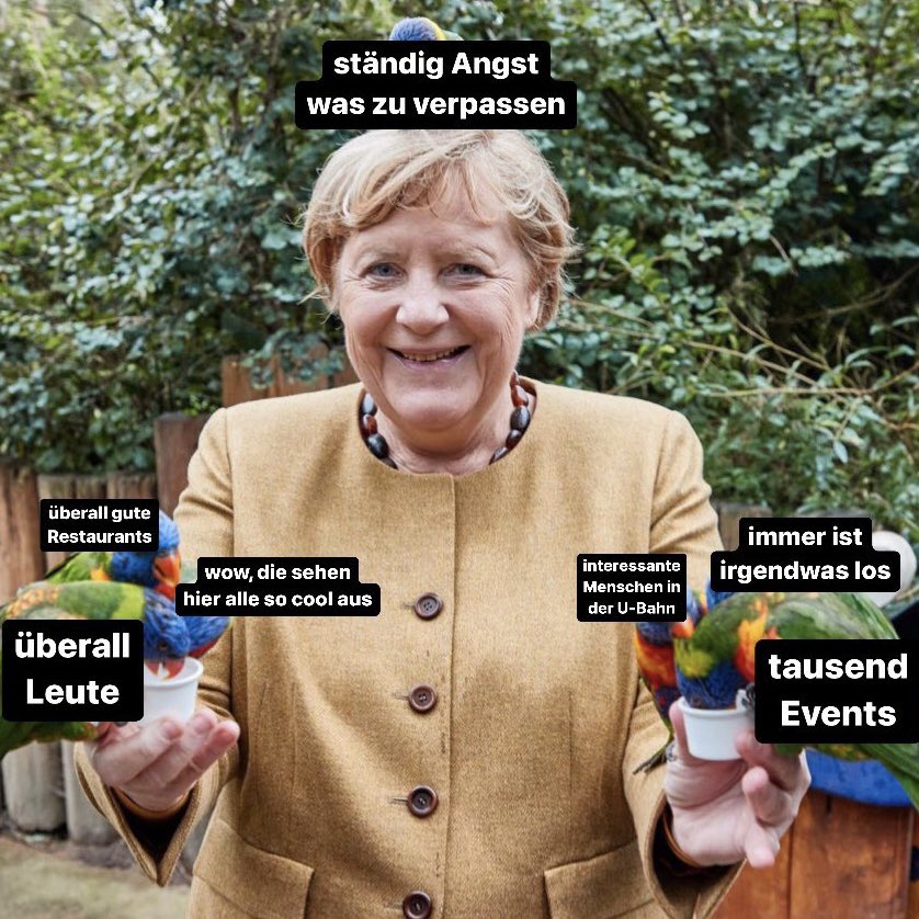 elhotzo's tweet image. Großstädte                      Großstädte 
besuchen                         bewohnen