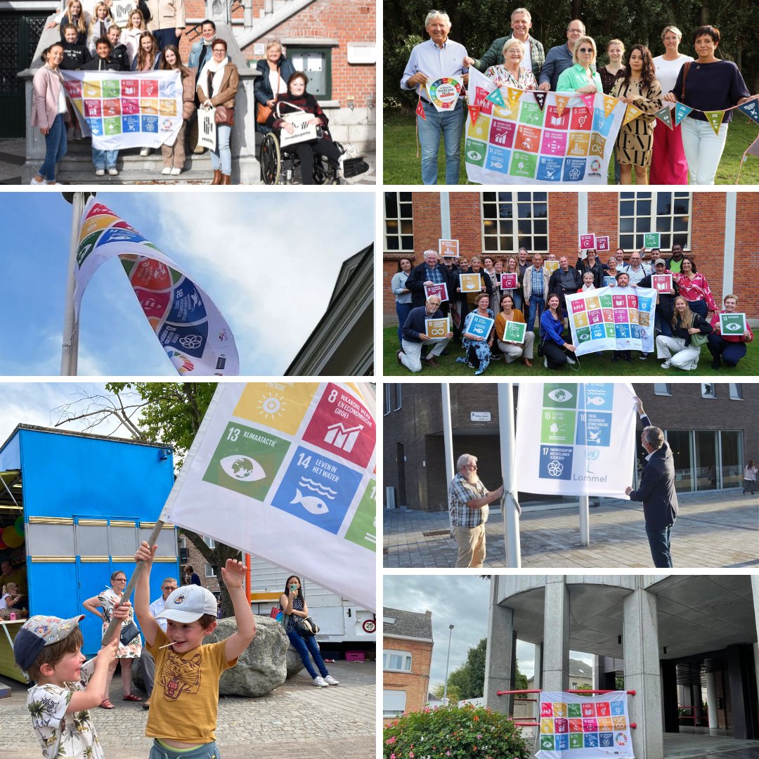 vvsg's tweet photo. 🏳️ Onze feed wordt overspoeld met nog meer wapperende #SDG-vlaggen! 
🌍Trots op zoveel lokaal engagement voor #Agenda2030 en de Week van de Duurzame Gemeente.
#lokaalgebeurthet #LaatNiemandAchter #LeaveNoOneBehind #WDG2022 #Act4SDGs https://t.co/WPy8Me7IOt