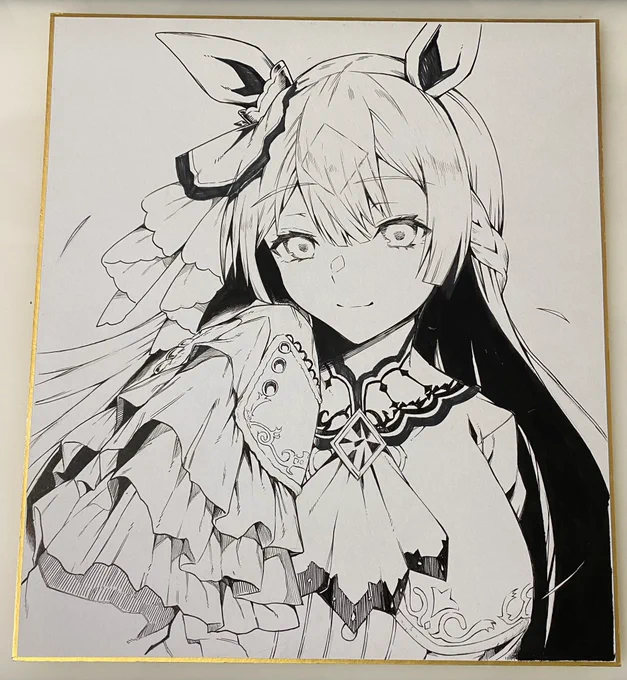 ダイヤちゃんの色紙できた✩°。⋆⸜(* ॑꒳ ॑*  )⸝ 