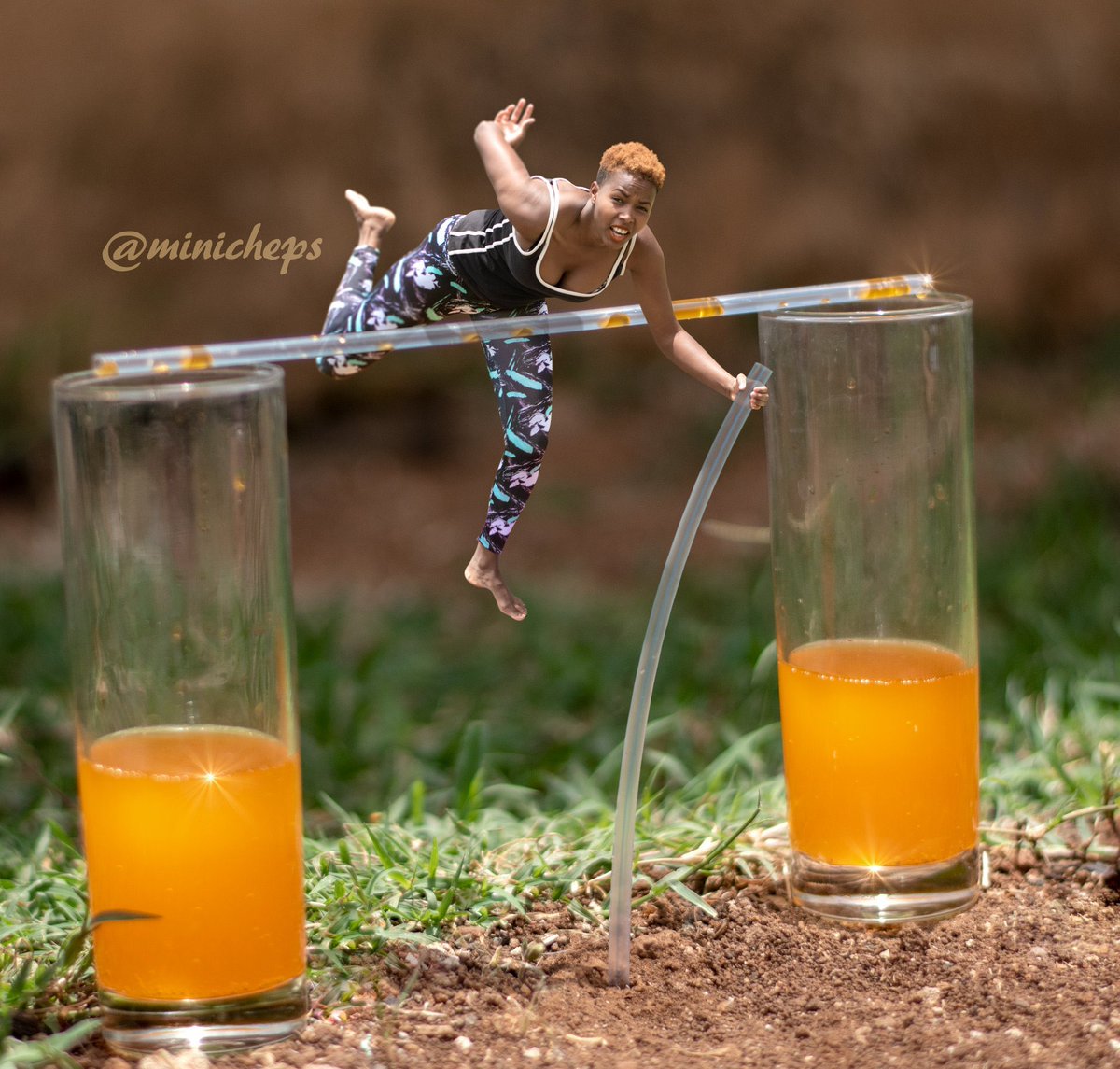 JustDirmax's tweet image. A Thread of Creative Photoshop Concepts😂

1.