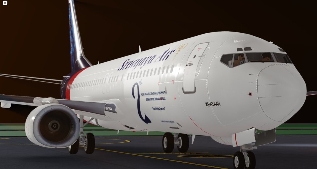 sj_roblox's tweet photo. Would you look at that? 😱✈️😎
📸 DEON

#SJRblxFlyers #RobloxDev #roaviation #sriwijayaair https://t.co/iBMTll1bBu