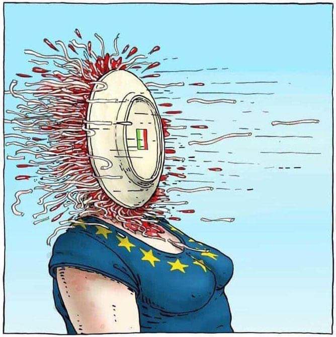 Schöne Grüße aus Italien an Ursula von der Leyen und die EU-Eliten.