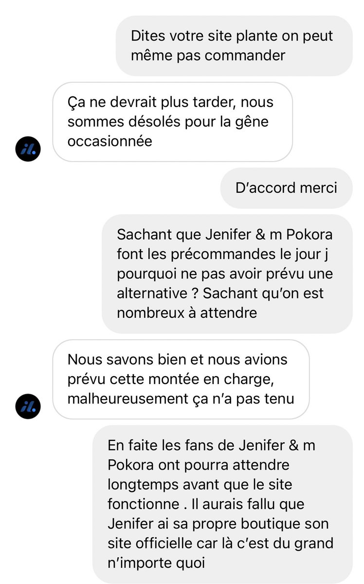 jenn9source's tweet photo. Voilà mon coup de gueule a été lancé.
Désoler 10h c’est 10h qu’on dit pas qu’on peut précommander l’album à 10h et quand tu te connecte pour précommander le site plante . 😭😡
#n9 #jenifer9 #sauvequiaime #album9 https://t.co/RkUQ01MNUk