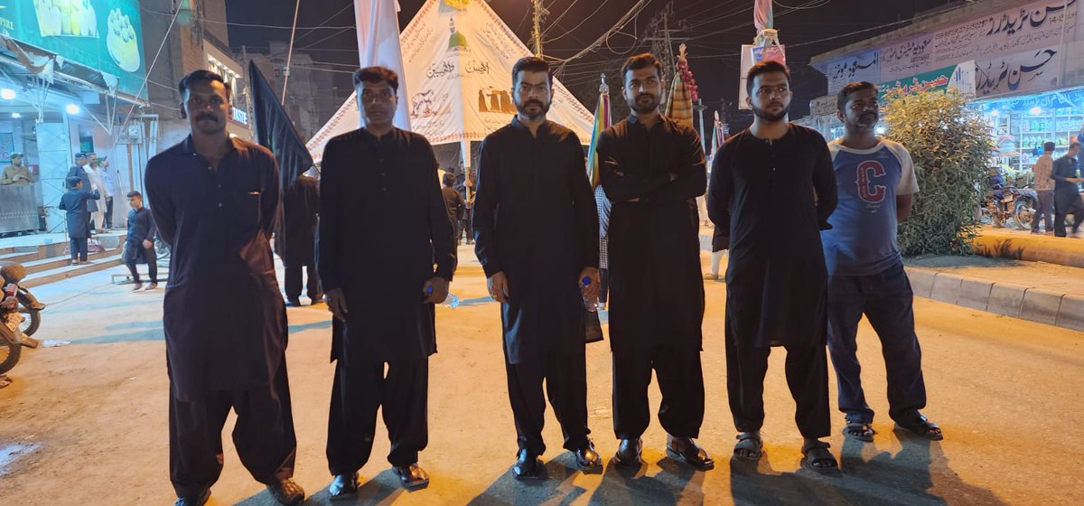 malir_town_Psp's tweet photo. پاک سرزمین پارٹی کے امیدوار حلقہ این اے 239 شارق جمال کی ٹرسٹی امام بارگاہ حسینی سفارتخانہ عامر حسن سے ملاقات بعدازاں حسینی سفارتخانے کے برآمد ہونے والے جلوس میں شرکت کی انکے ھمراہ نائب صدر ملیر ٹاؤن سید سجاد حیدر ٹاؤن ممبر رضی الحسن، عباس حیدر بھی موجود ہیں
#MA239 https://t.co/cYCJqyJ47n