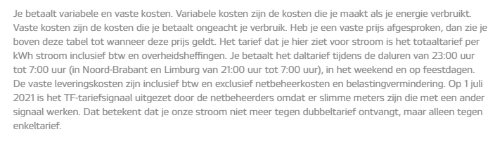 MrPyatt02's tweet photo. @Eneco Hai, ik zie dit in mijneneco. 2 vragen: 
- Waarom zijn er ruimere tijden voor het daltarief in Noord-Brabant en Limburg? 
- In mijneneco zie ik steeds onderscheid in mijn dal en normaalverbruik. Maar, hier lees ik dat dat tegen enkel tarief wordt afgerekend. Klopt dat wel? https://t.co/jJhPl94jyW