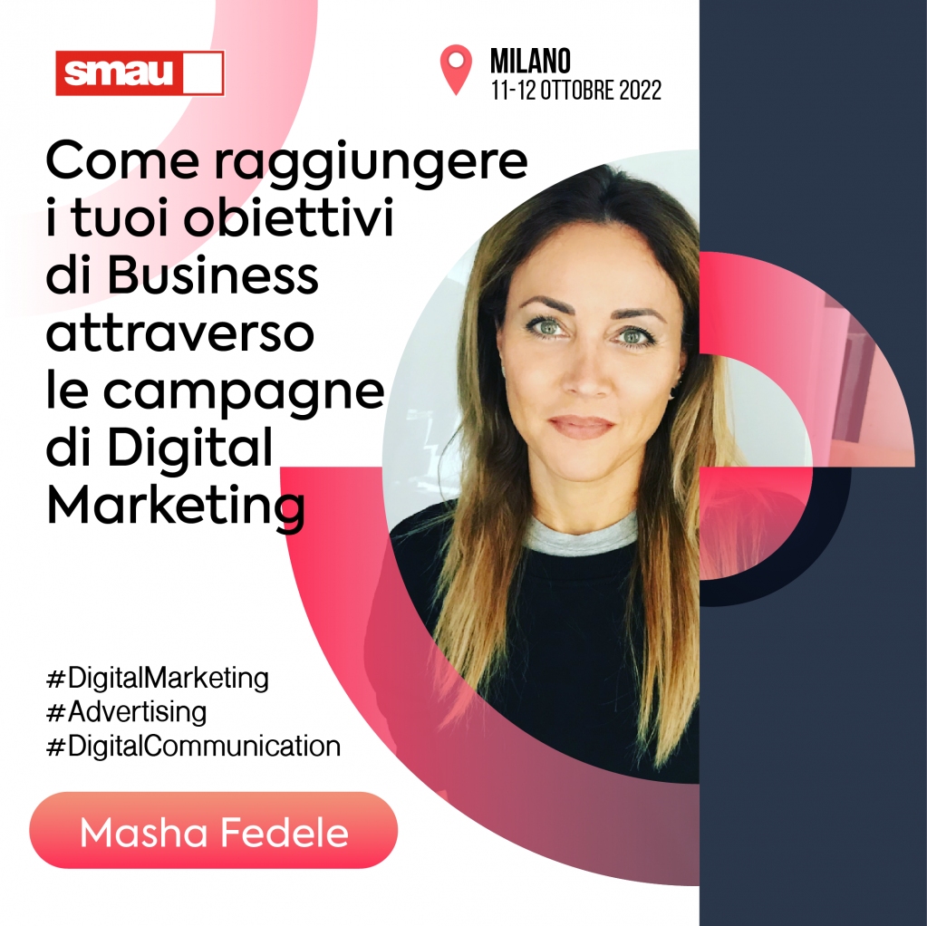 smaunotes's tweet photo. Come raggiungere i tuoi obiettivi di Business attraverso le campagne di Digital Marketing? 

🔴11 ottobre, h. 12.30, Arena 3 - MiCo FieraMilano o live sul sito #smau
✍Iscriviti qui: https://t.co/vCRAB1M3PA https://t.co/I6qznEPQP1
