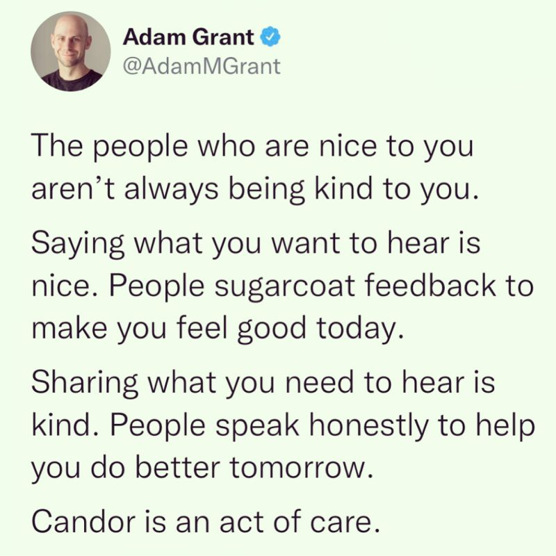 anuraag_saxena's tweet photo. My mentor asks - "Are you looking for comfort, or are you looking for solutions?"
The kind of question that opens another 100.
Go find people that are brutally honest with you.
Comfort is tempting.
Brutal is growth! https://t.co/ZFmEBMIuP7