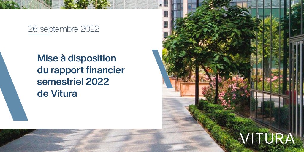 \\ #RFS2022 \\
Le Rapport Financier Semestriel 2022 de Vitura est disponible sur notre site ! 📈
 
Pour le consulter, rendez-vous ici ➡️ bit.ly/3UBKkDx 
#WeAreVitura