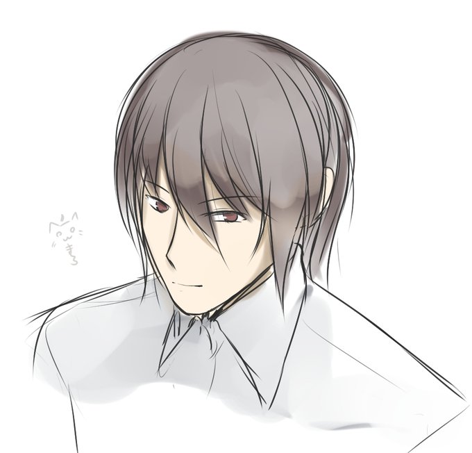 たまに唐突にしてる男性イラスト練習・・・✍ 