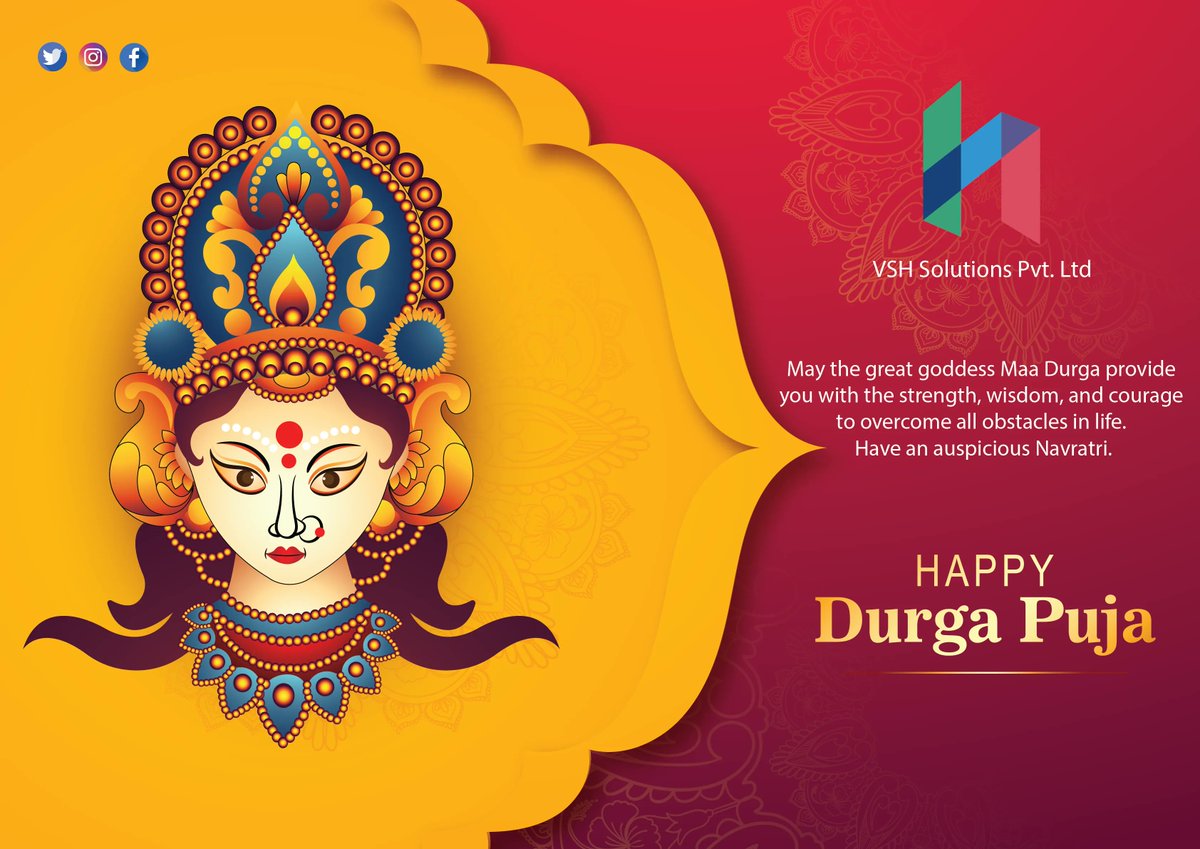 vshsolutions's tweet photo. On the behalf of VSH Wishing you all a very blessed and joyful Navratri, full of blessings and smiles.
Happy Navaratri.

#durgapuja #navratri #durga #india #durgamaa #festival #photography #durgapujo #instagram  #maa #devi #diwali  #indianfestival #dussehra #navratrispecial https://t.co/7QUeHKqw3K