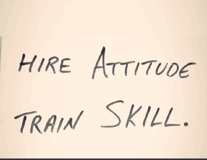JSProfessionals's tweet photo. When organisations begin to hire attitude, the focus shifts. Attention is premised more on human behaviour, inner motivations, professional values and career goals.

Training skills alone will potentially create a workforce with certain capabilities to deliver. https://t.co/TZjDcjxpP4